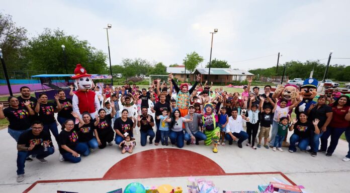 CELEBRAN A LA NIÑEZ CON JORNADA DE CONVIVENCIA Y ALEGRÍA EN EL POBLADO VENECIA