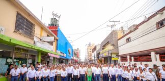ACOMPAÑÓ LA SENADORA MAKI ORTIZ A 20 MIL TRABAJADORES DE REYNOSA EN SU DESFILE DEL 1 DE MAYO