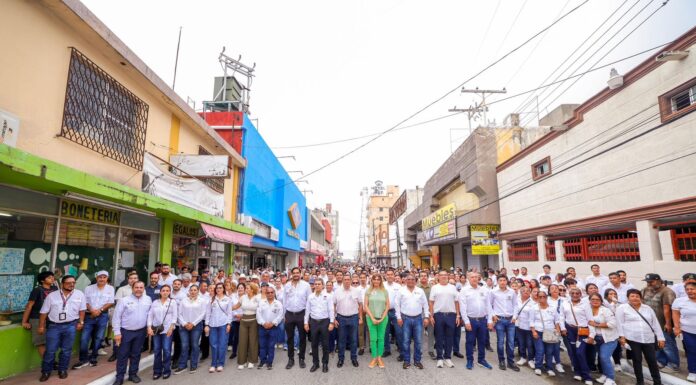ACOMPAÑÓ LA SENADORA MAKI ORTIZ A 20 MIL TRABAJADORES DE REYNOSA EN SU DESFILE DEL 1 DE MAYO