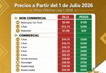 AUMENTAN TARIFAS DE PEAJE EN EL PUENTE RÍO GRANDE–CAMARGO A PARTIR DEL 1 DE JULIO DE 2026