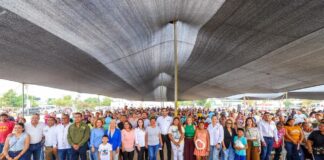 CELEBRÓ CARLOS PEÑA ORTIZ DÍA DEL PUEBLO CON FAMILIAS DEL FRACCIONAMIENTO HALCÓN DE REYNOSA