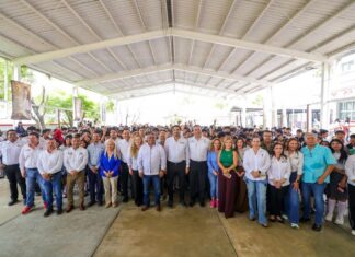 CONSTRUYE GOBIERNO DE CARLOS PEÑA ORTIZ MÓDULOS SANITARIOS EN EL COBAT 07