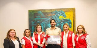 SOSTUVO CARLOS PEÑA ORTIZ UN DIÁLOGO CON EL CONSEJO LOCAL DE LA CRUZ ROJA