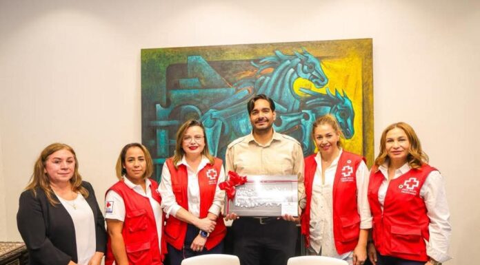 SOSTUVO CARLOS PEÑA ORTIZ UN DIÁLOGO CON EL CONSEJO LOCAL DE LA CRUZ ROJA