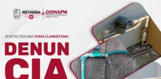 COMAPA DE REYNOSA INVITA A DENUNCIAR TOMÁS CLANDESTINAS DE AGUA