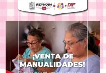 INVITA DIF-REYNOSA A APOYAR LA VENTA DE MANUALIDADES DE ABUELITAS DE CASAS CLUB