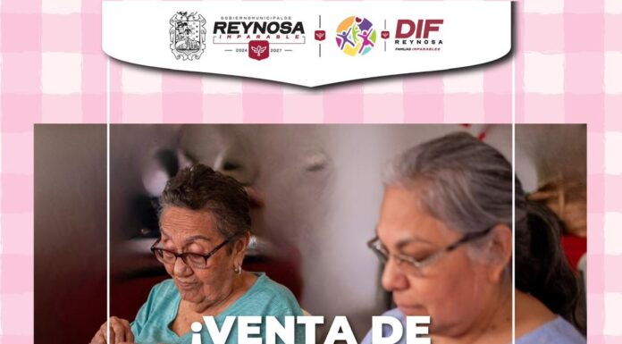 INVITA DIF-REYNOSA A APOYAR LA VENTA DE MANUALIDADES DE ABUELITAS DE CASAS CLUB