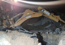REPARÓ COMAPA LÍNEA DE AGUA POTABLE EN FUENTES SECCIÓN LOMAS