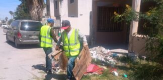 RECUPERAN FAMILIAS DE HACIENDA LAS FUENTES SUS ESPACIOS PÚBLICOS CON LA JORNADA DE LIMPIEZA IMPARABLE