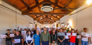 ENTREGÓ ALCALDE CARLOS PEÑA ORTIZ DIPLOMAS DEL PROGRAMA MUNICIPAL «TAZO DORADO»