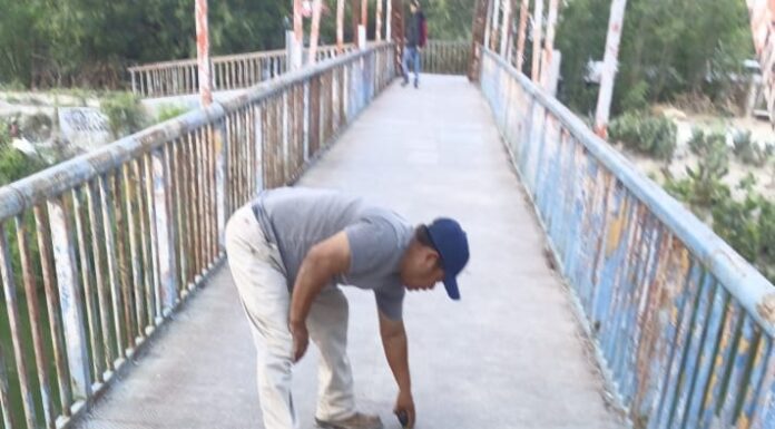 CARLOS PEÑA ORTIZ IMPULSA REHABILITACIÓN DE PUENTE PEATONAL EN REYNOSA