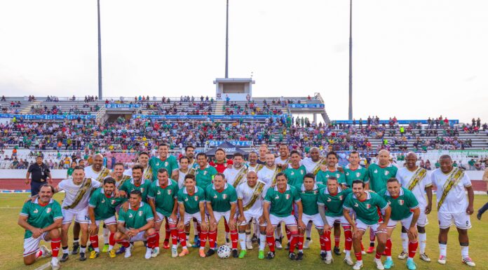 PARTICIPO CARLOS PEÑA ORTIZ EN JUEGO DE LEYENDAS PARA ACERCAR A LA NIÑEZ Y JUVENTUD AL DEPORTE