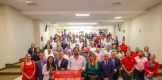 ENCABEZÓ CARLOS PEÑA ORTIZ EL PROGRAMA «DRAFT MÉDICO IMSS», ACOMPAÑADO POR LA SENADORA MAKI ESTHER ORTIZ DOMÍNGUEZ Y EL DELEGADO JOSÉ LUIS ARANZA AGUILAR