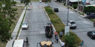 AVANZA EN REYNOSA EL PROGRAMA DE BACHEO MÁS GRANDE DE SU HISTORIA; AHORA LLEGA A TERRANOVA
