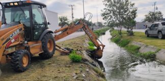 MUNICIPIO INTENSIFICA LIMPIEZA DE DRENES Y PIDE APOYO CIUDADANO ANTE TEMPORADA DE LLUVIAS EN REYNOSA