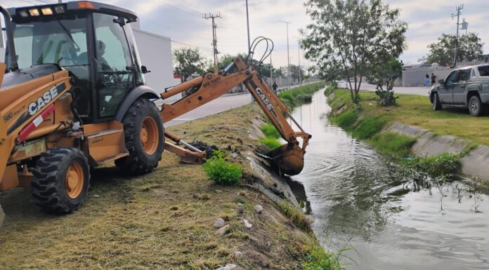 MUNICIPIO INTENSIFICA LIMPIEZA DE DRENES Y PIDE APOYO CIUDADANO ANTE TEMPORADA DE LLUVIAS EN REYNOSA
