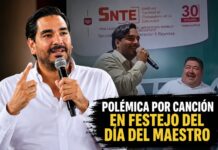 CARLOS PEÑA ORTIZ ACUSA CAMPAÑA DE DESGASTE POLÍTICO TRAS POLÉMICA POR CANCIÓN EN FESTEJO MAGISTERIAL