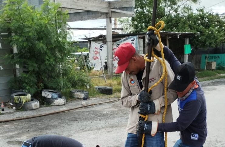 REALIZÓ COMAPA R LIMPIEZA DE POZOS SANITARIOS EN PUERTA DEL SOL