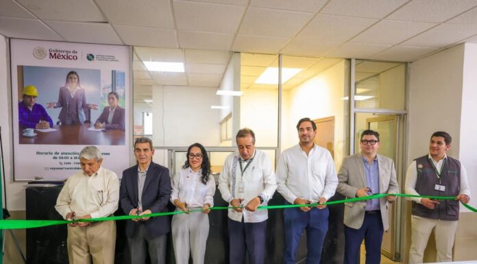 PARTICIPÓ CARLOS PEÑA ORTIZ EN REAPERTURA DE OFICINA ESTATAL EN REYNOSA DEL CENTRO DE CONCILIACIÓN Y REGISTRO LABORAL