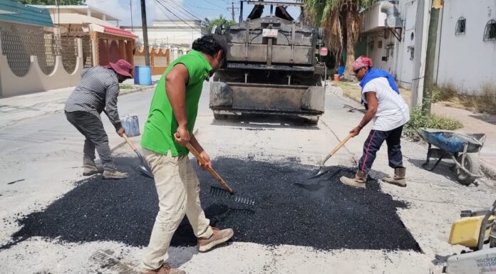 AVANZA PROGRAMA INTENSIVO DE BACHEO PARA MEJORAR LA MOVILIDAD EN REYNOSA