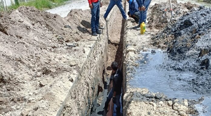 INICIÓ COMAPA REHABILITACIÓN DE DRENAJE SANITARIO EN COLONIA CASA BELLA