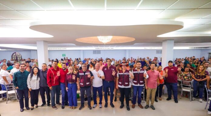 REFRENDAN CONSEJEROS ESTATALES Y ASAMBLEÍSTAS DE MORENA RESPALDO A CLAUDIA SHEINBAUM Y CARLOS PEÑA ORTIZ EN REYNOSA