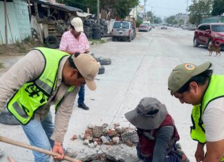 REEMPLAZÓ COMAPA TAPAS DE ALCANTARILLAS EN DIVERSOS PUNTOS DE LA CIUDAD