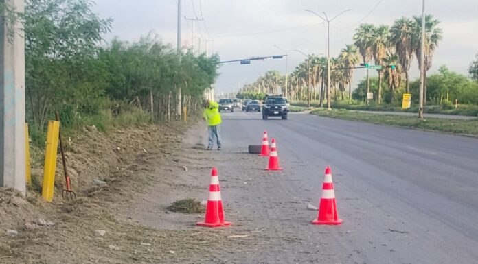 LIMPIEZA INTEGRAL EN BULEVAR COLOSIO FORTALECE SEGURIDAD VIAL Y MEJORA IMAGEN URBANA EN REYNOSA