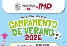 INVITA EL GOBIERNO DE REYNOSA AL CAMPAMENTO DE VERANO 2026 DEL POLIDEPORTIVO