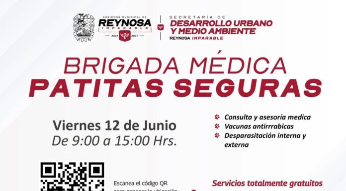 INVITA CARLOS PEÑA ORTIZ A BRIGADA MÉDICA POR EL BIENESTAR DE LOS ANIMALES EN REYNOSA