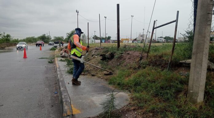 SERVICIOS PÚBLICOS INTENSIFICA LABORES DE LIMPIEZA Y MANTENIMIENTO EN DIVERSOS SECTORES DE REYNOSA
