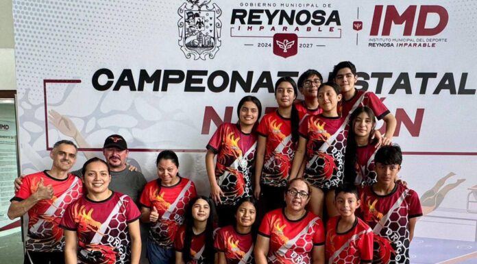 GRAN ACTUACIÓN DEL EQUIPO DE NATACIÓN del IMD EN TORNEO ESTATAL