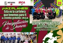 PROMUEVE GOBIERNO DE CARLOS PEÑA ORTIZ LA CULTURA CON EVENTOS GRATUITOS
