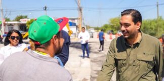 SUPERVISA CARLOS PEÑA ORTIZ REHABILITACIÓN DE VIALIDADES EN RINCÓN DE LAS FLORES