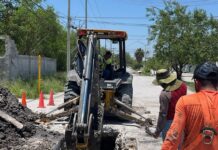 INICIA COMAPA REHABILITACIÓN DE DRENAJE SANITARIO EN LA COLONIA MARTE R. GÓMEZ