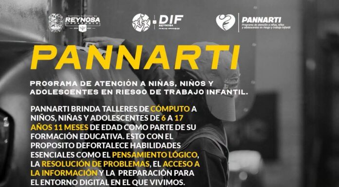 FORTALECE DIF-REYNOSA OPORTUNIDADES PARA PREVENIR EL TRABAJO INFANTIL