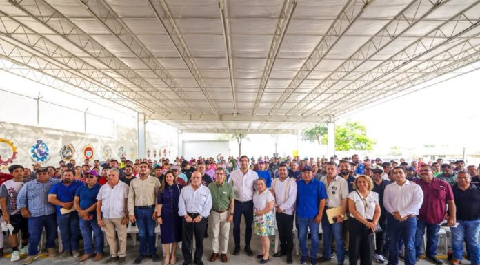 ACUERDAN MUNICIPIO Y FTR APOYO PARA REGULARIZAR CUENTAS DE AGUA DE TRABAJADORES EN REYNOSA