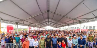 CELEBRARON MILES DE PADRES SU DÍA CON EL ALCALDE CARLOS PEÑA ORTIZ EN REYNOSA
