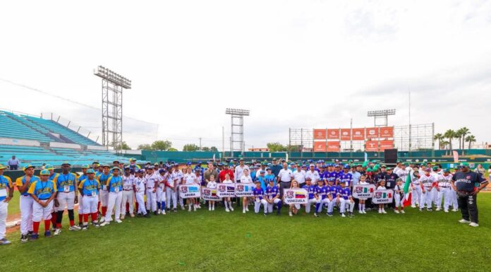 INAUGURÓ CARLOS PEÑA ORTIZ LA SERIE LATINOAMERICANA DE LIGAS PEQUEÑAS 2026 EN REYNOSA