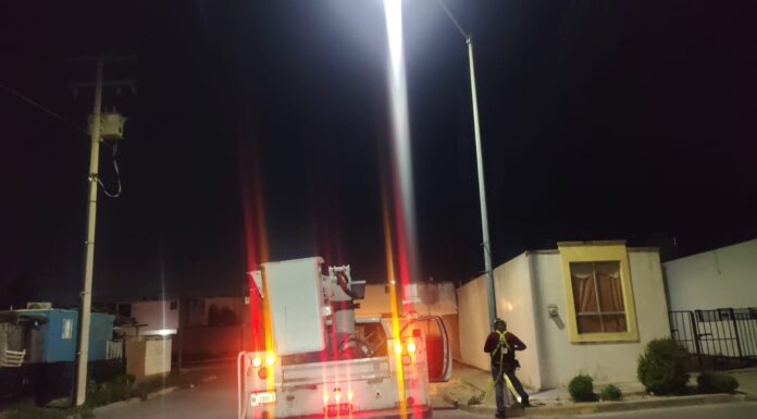 MEJORAN ALUMBRADO PÚBLICO EN HACIENDA LAS FUENTES SECTOR IV PARA REFORZAR LA SEGURIDAD CIUDADANA