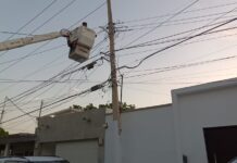 REFUERZAN ALUMBRADO PÚBLICO EN LA COLONIA EMILIANO ZAPATA DE REYNOSA