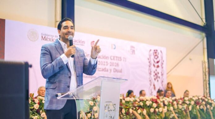 PRESIDIÓ CARLOS PEÑA ORTIZ A GRADUACIÓN DE LA GENERACIÓN XLIV, 2023-2026 DEL CETIS No. 71