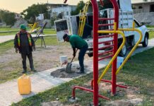 INSTALA GOBIERNO DE REYNOSA EQUIPOS EJERCITADOR ES EN LA COLONIA TAMAULIPAS
