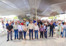 CONVIVIÓ ALCALDE CARLOS PEÑA ORTIZ CON FAMILIAS EN EL 195 ANIVERSARIO DE CONGREGACIÓN GARZA