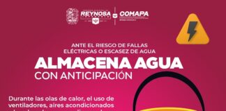 INVITA COMAPA A ALMACENAR AGUA DE MANERA PREVENTIVA DURANTE LA TEMPORADA DE CALOR
