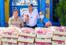 ENTREGÓ CARLOS PEÑA ORTIZ DONATIVO DE MÁS DE 3 TONELADAS DE CROQUETAS