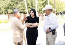 CONTINÚA EL PROGRAMA INTEGRAL DE BACHEO / ALCALDESA NATALY GARCÍA DÍAZ SUPERVISA TRABAJOS EN EL MUNICIPIO