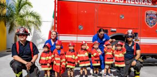 PROMUEVE PROTECCIÓN CIVIL Y BOMBEROS DE REYNOSA CULTURA DE PREVENCIÓN EN GYMBOREE JUEGO & MÚSICA