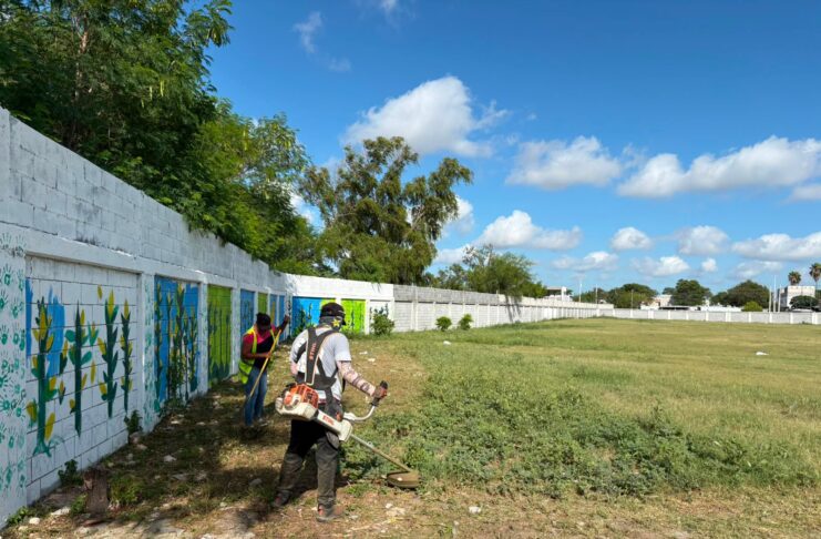 REFRENDA CARLOS PEÑA ORTIZ RESPALDO A LA EDUCACIÓN CON ACCIONES DE MANTENIMIENTO EN ESCUELAS DE REYNOSA