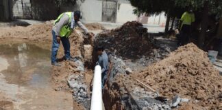 REALIZA COMAPA SONDEO E INTERCONEXIÓN DE DRENAJE SANITARIO EN COLONIA LAMPACITOS